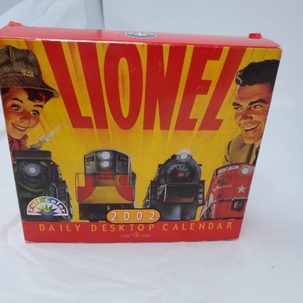 Time Factory Lionel Trains 2002 Desk Top Calender